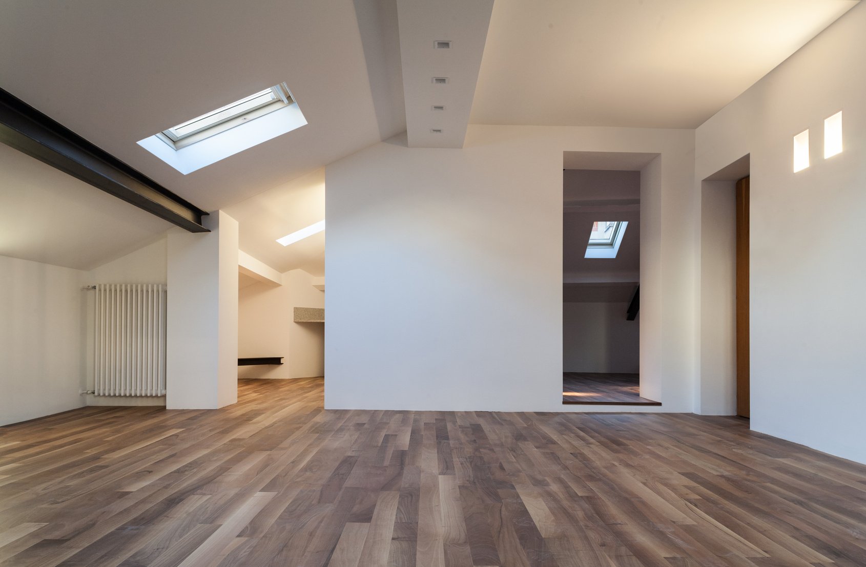 Architecture, interior empty house